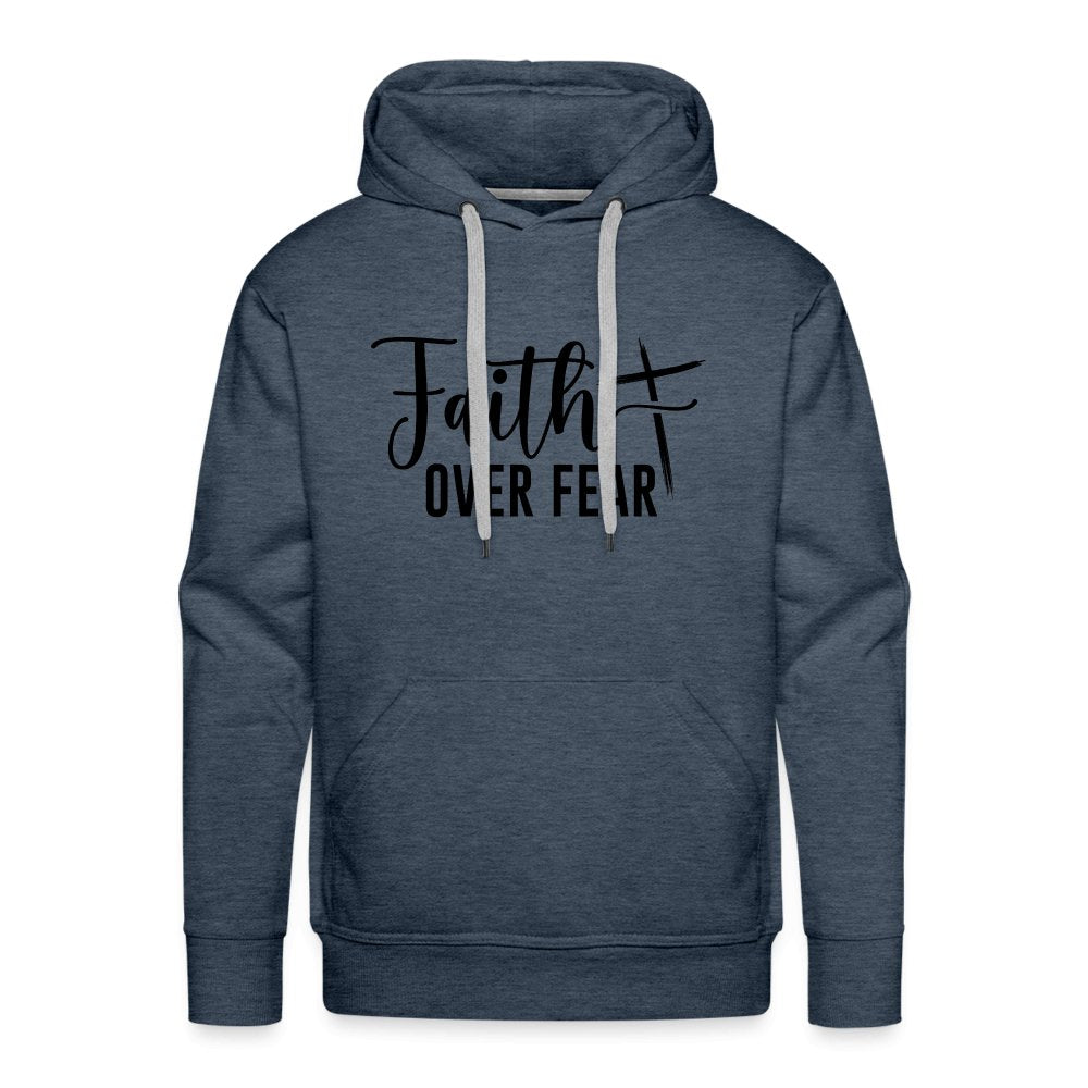 Faith Over Fear Men’s Premium Hoodie - option1# - Men’s Premium Hoodie | Spreadshirt 20