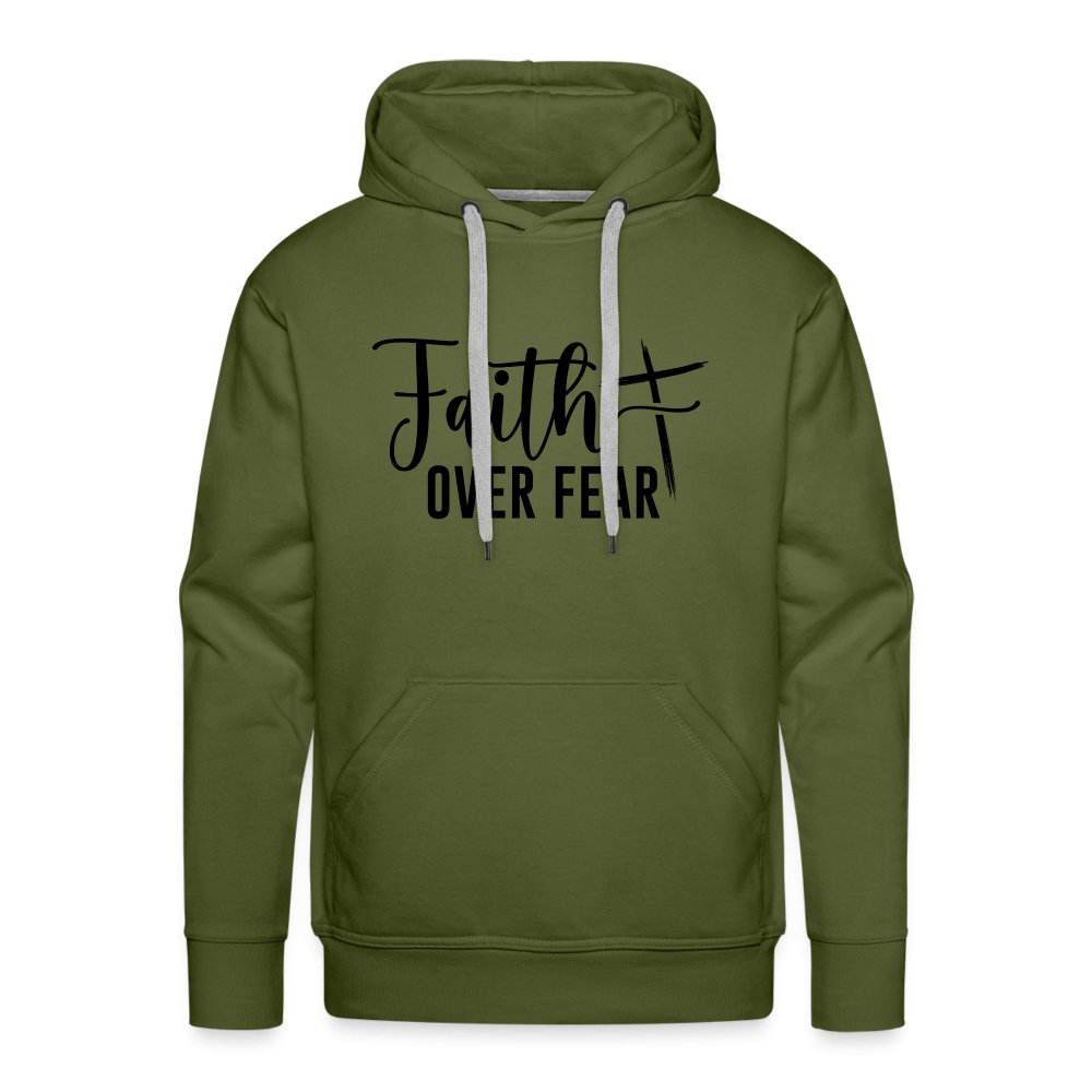 Faith Over Fear Men’s Premium Hoodie - option1# - Men’s Premium Hoodie | Spreadshirt 20