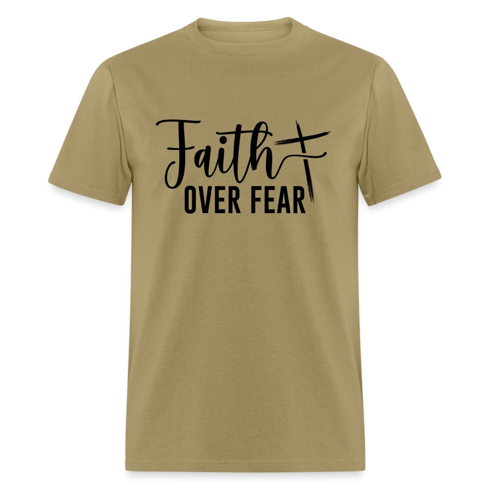 Faith Over Fear T-Shirt (Choose Faith in Challenging Times) - option1# - Unisex Classic T-Shirt | Fruit of the Loom 3930