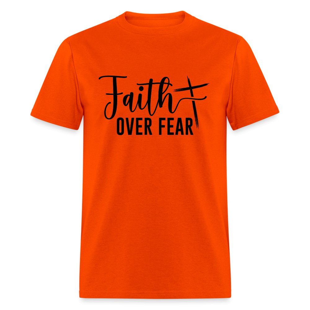 Faith Over Fear T-Shirt (Choose Faith in Challenging Times) - option1# - Unisex Classic T-Shirt | Fruit of the Loom 3930