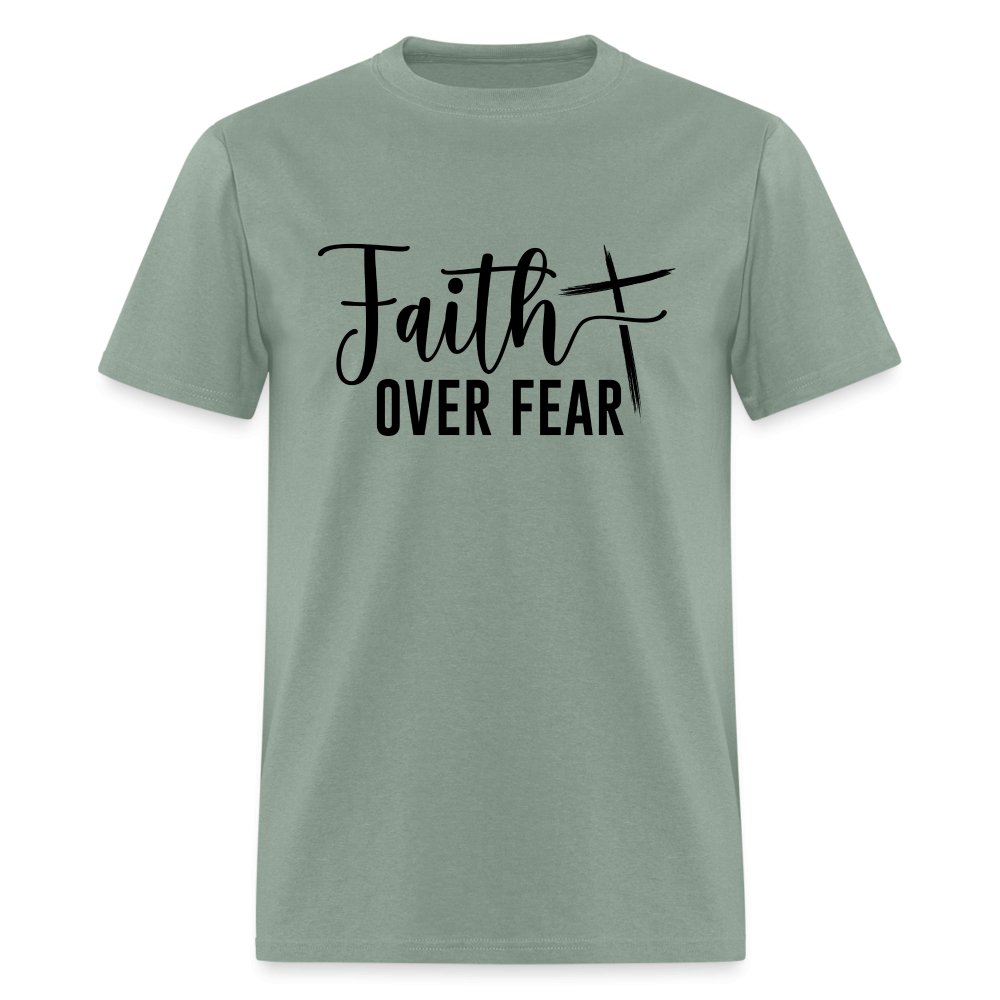 Faith Over Fear T-Shirt (Choose Faith in Challenging Times) - option1# - Unisex Classic T-Shirt | Fruit of the Loom 3930