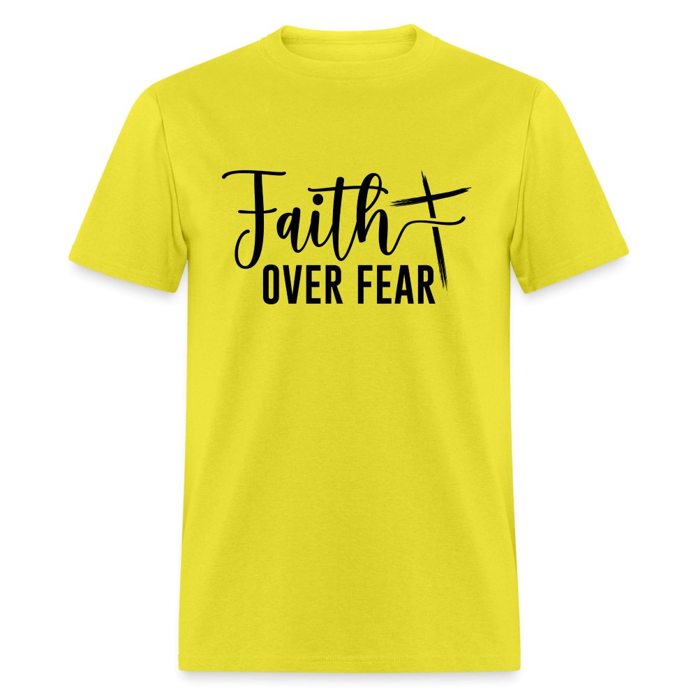 Faith Over Fear T-Shirt (Choose Faith in Challenging Times) - option1# - Unisex Classic T-Shirt | Fruit of the Loom 3930