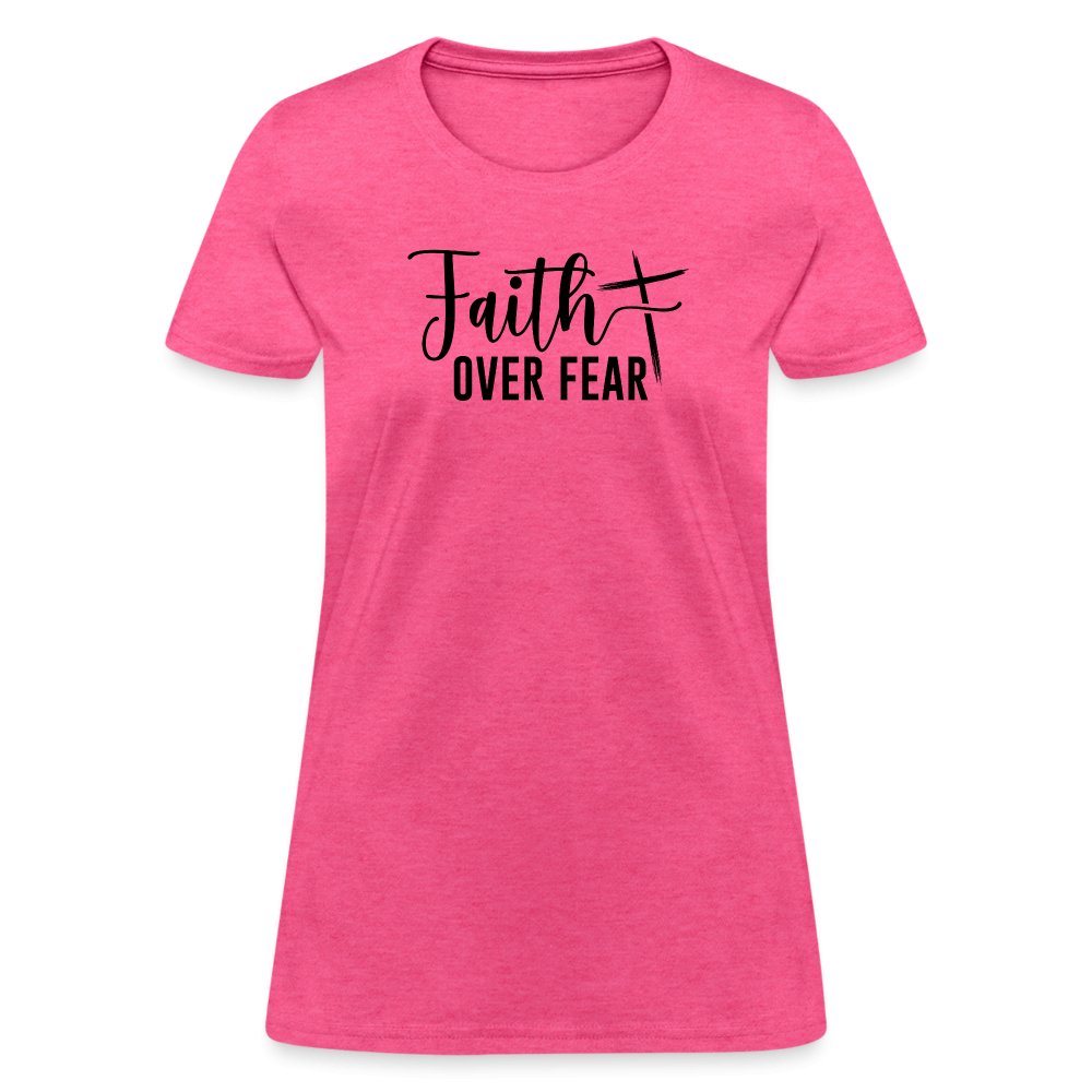 Faith Over Fear Women's T-Shirt - option1# - Women's T-Shirt | Fruit of the Loom L3930R