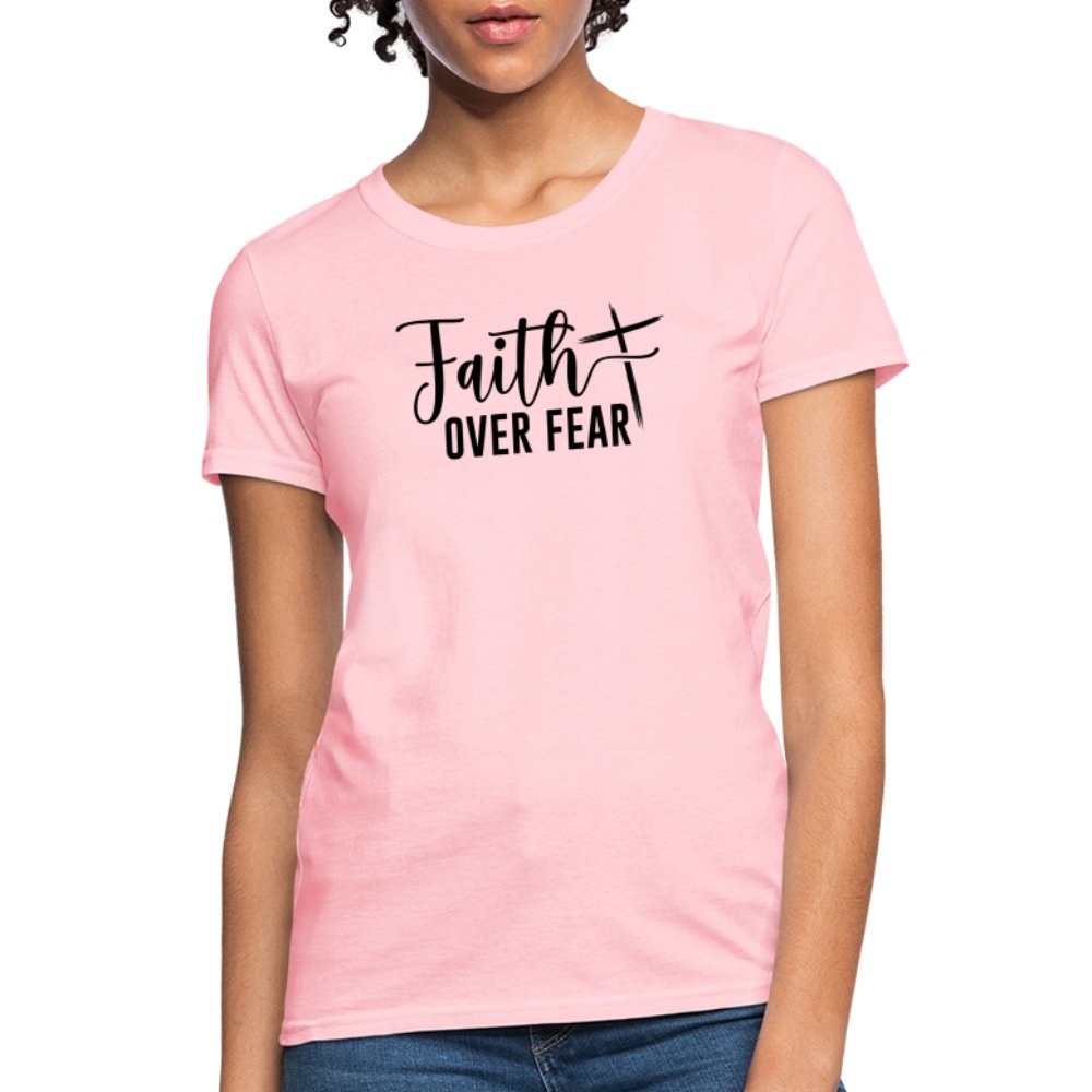 Faith Over Fear Women's T-Shirt - option1# - Women's T-Shirt | Fruit of the Loom L3930R