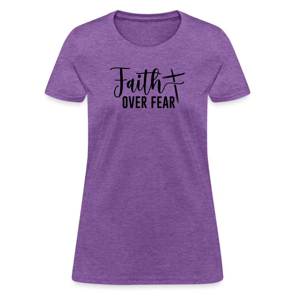 Faith Over Fear Women's T-Shirt - option1# - Women's T-Shirt | Fruit of the Loom L3930R