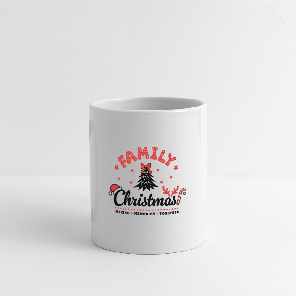 Family Christmas Making Memories Together Coffee Mug - white