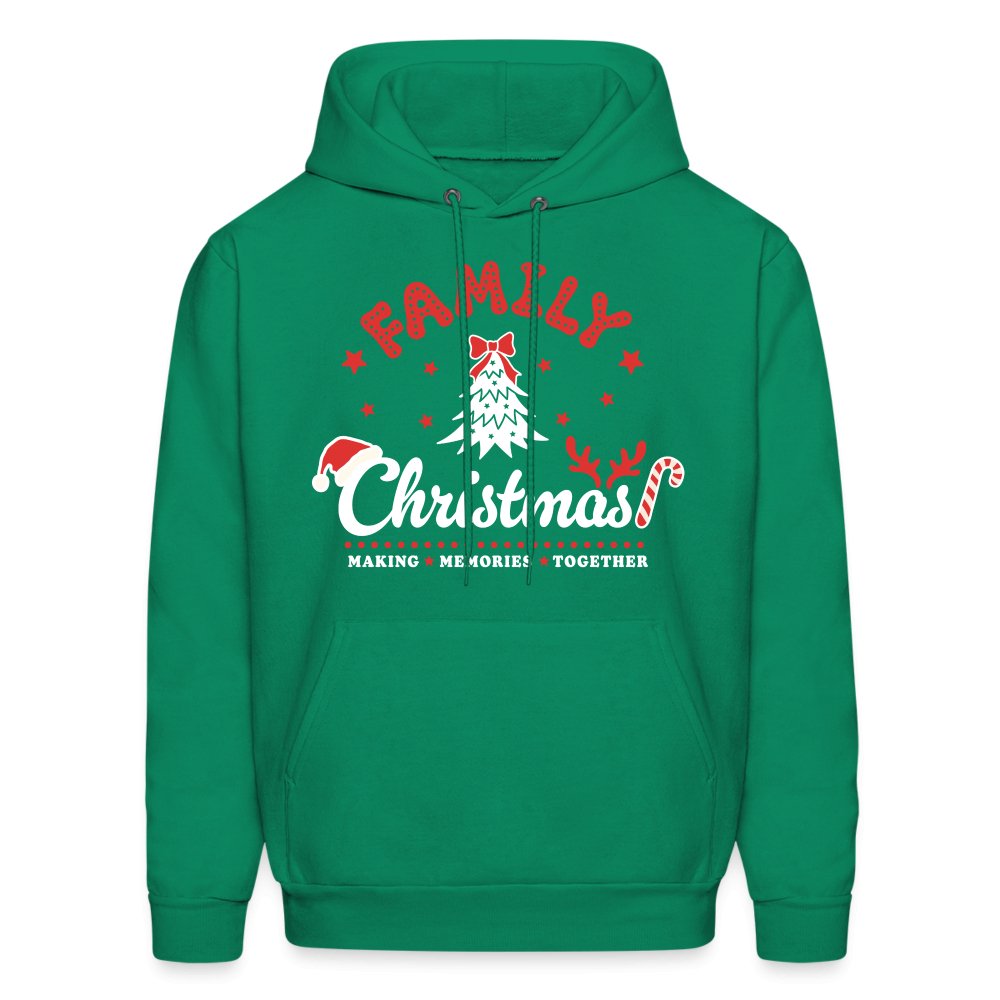 Family Christmas Making Memories Together Hoodie - kelly green