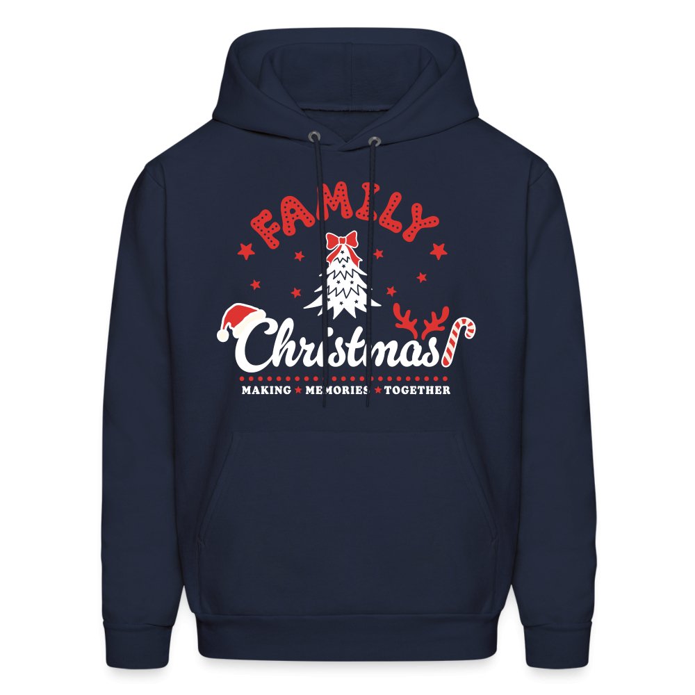 Family Christmas Making Memories Together Hoodie - navy