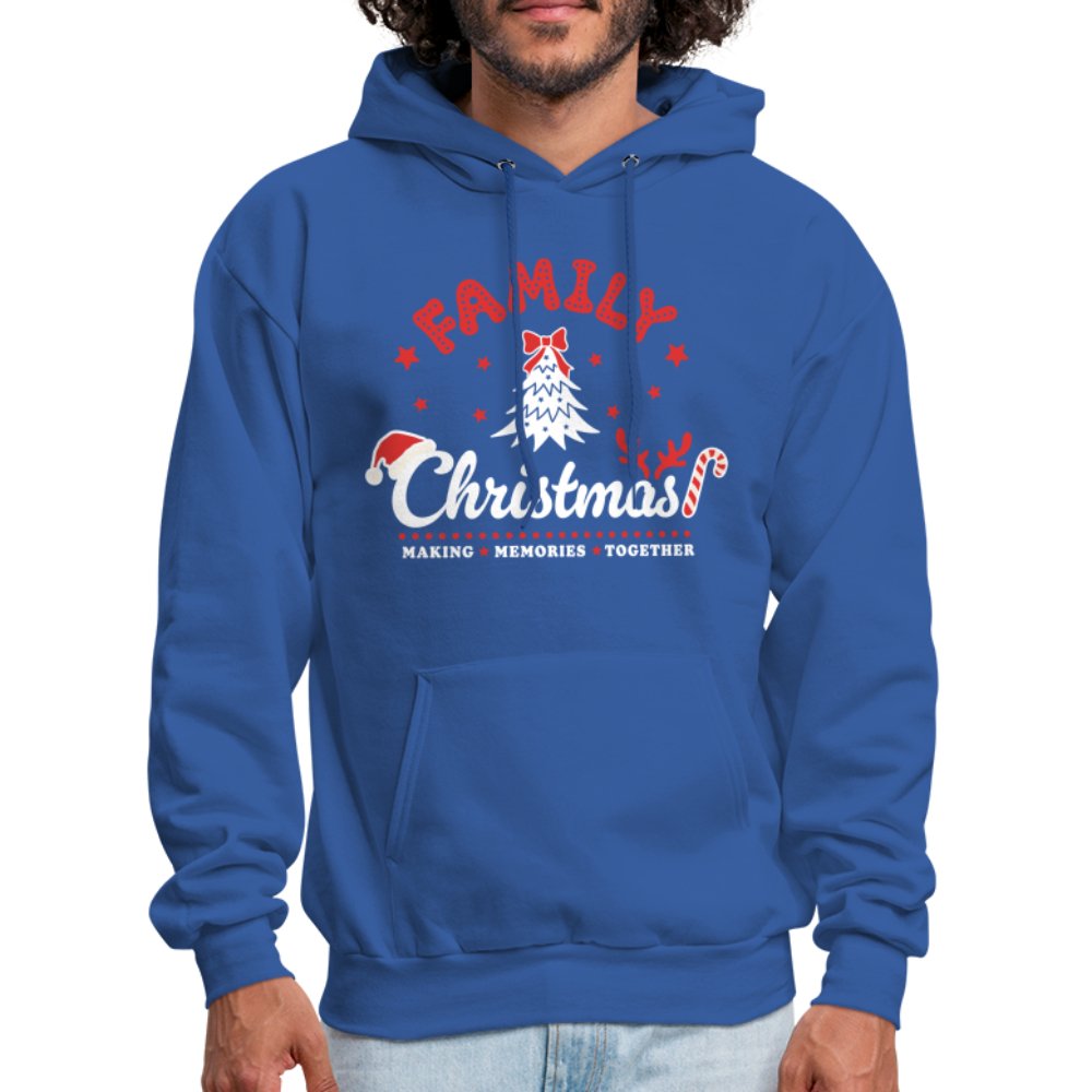 Family Christmas Making Memories Together Hoodie - royal blue