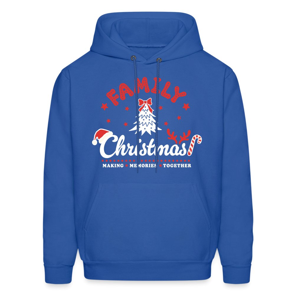 Family Christmas Making Memories Together Hoodie - royal blue