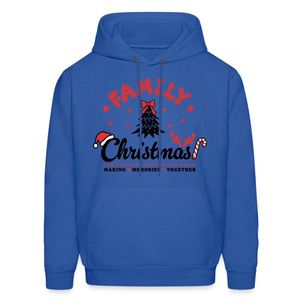 Family Christmas Making Memories Together Hoodie - royal blue