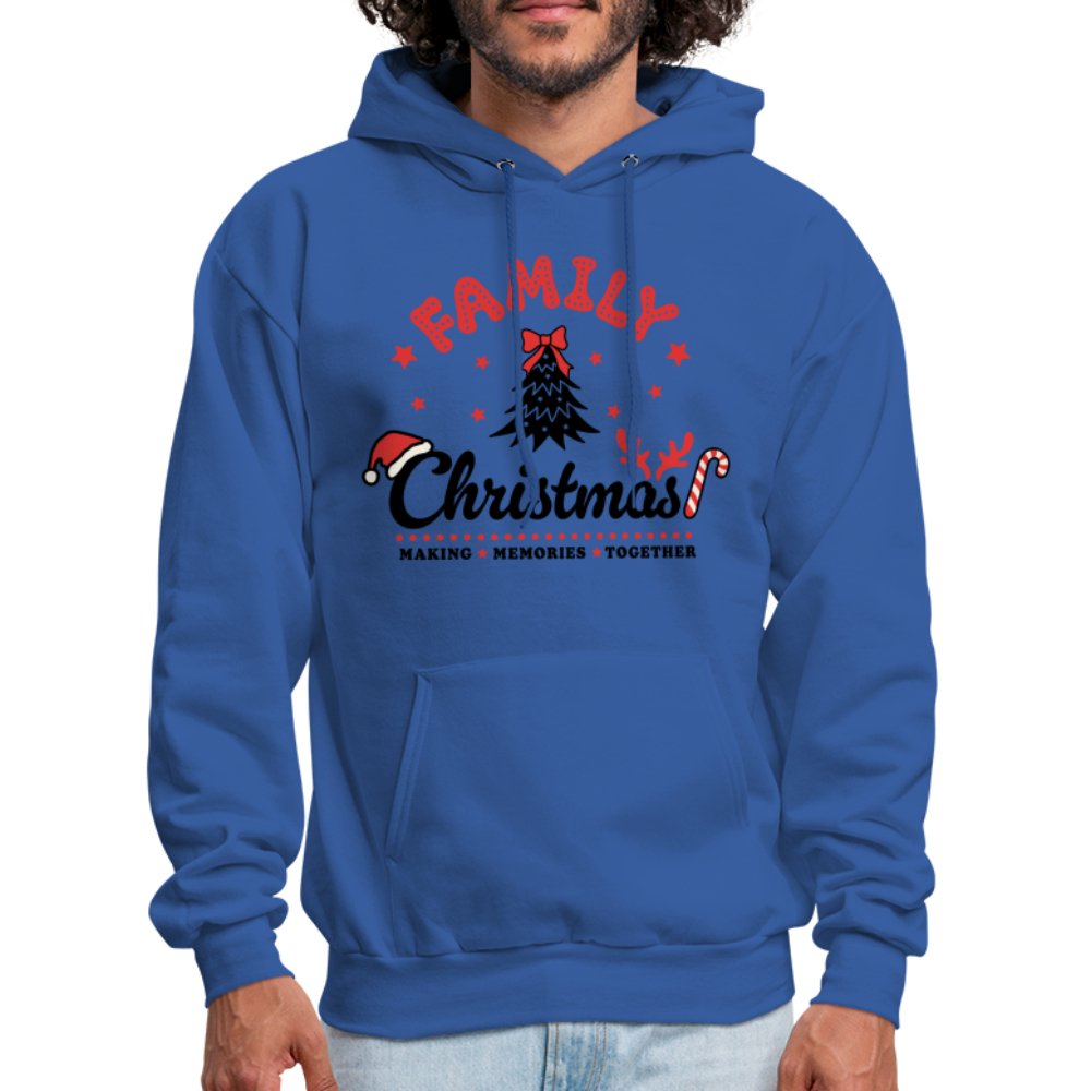 Family Christmas Making Memories Together Hoodie - royal blue