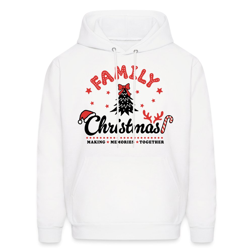 Family Christmas Making Memories Together Hoodie - white