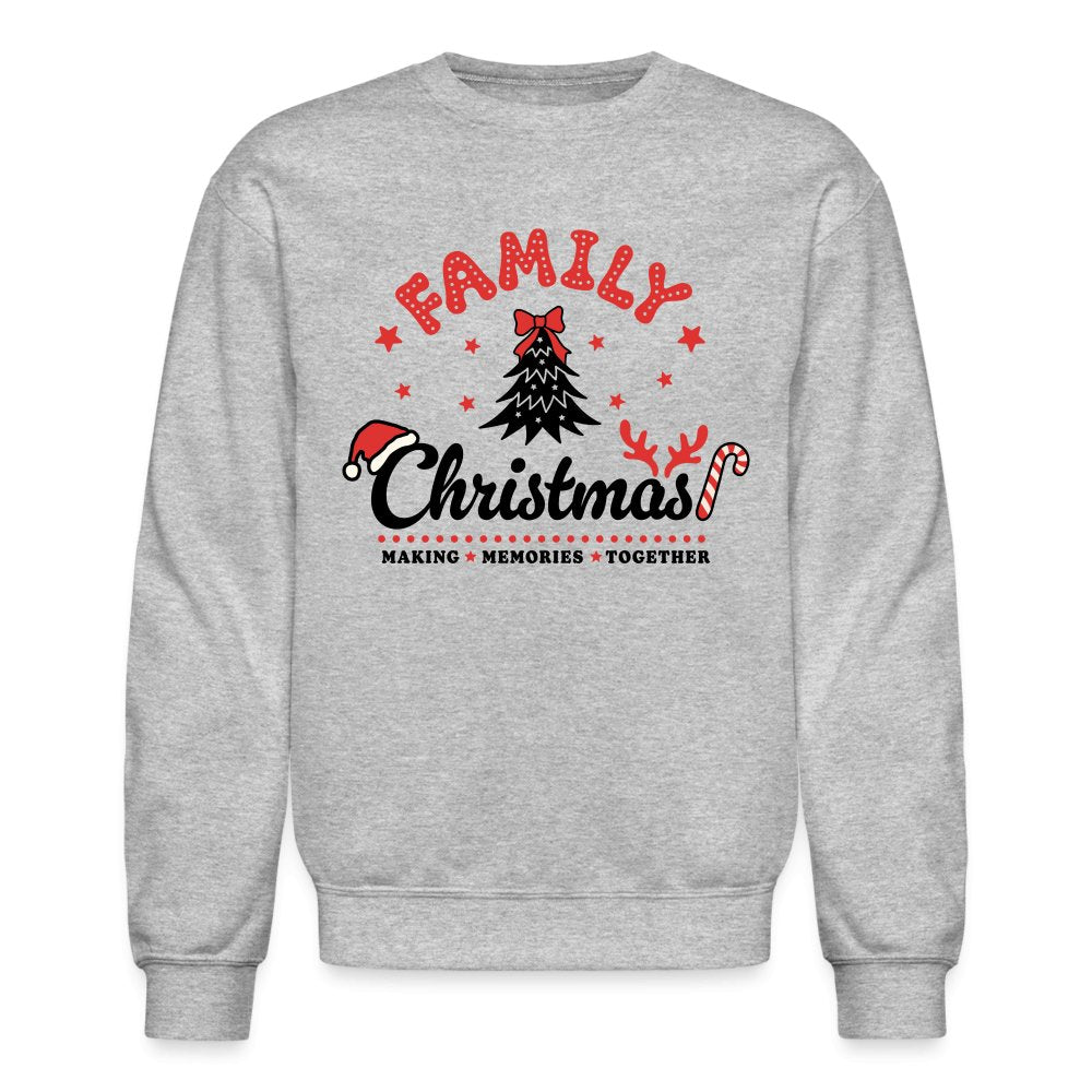 Family Christmas Making Memories Together Sweatshirt - heather gray