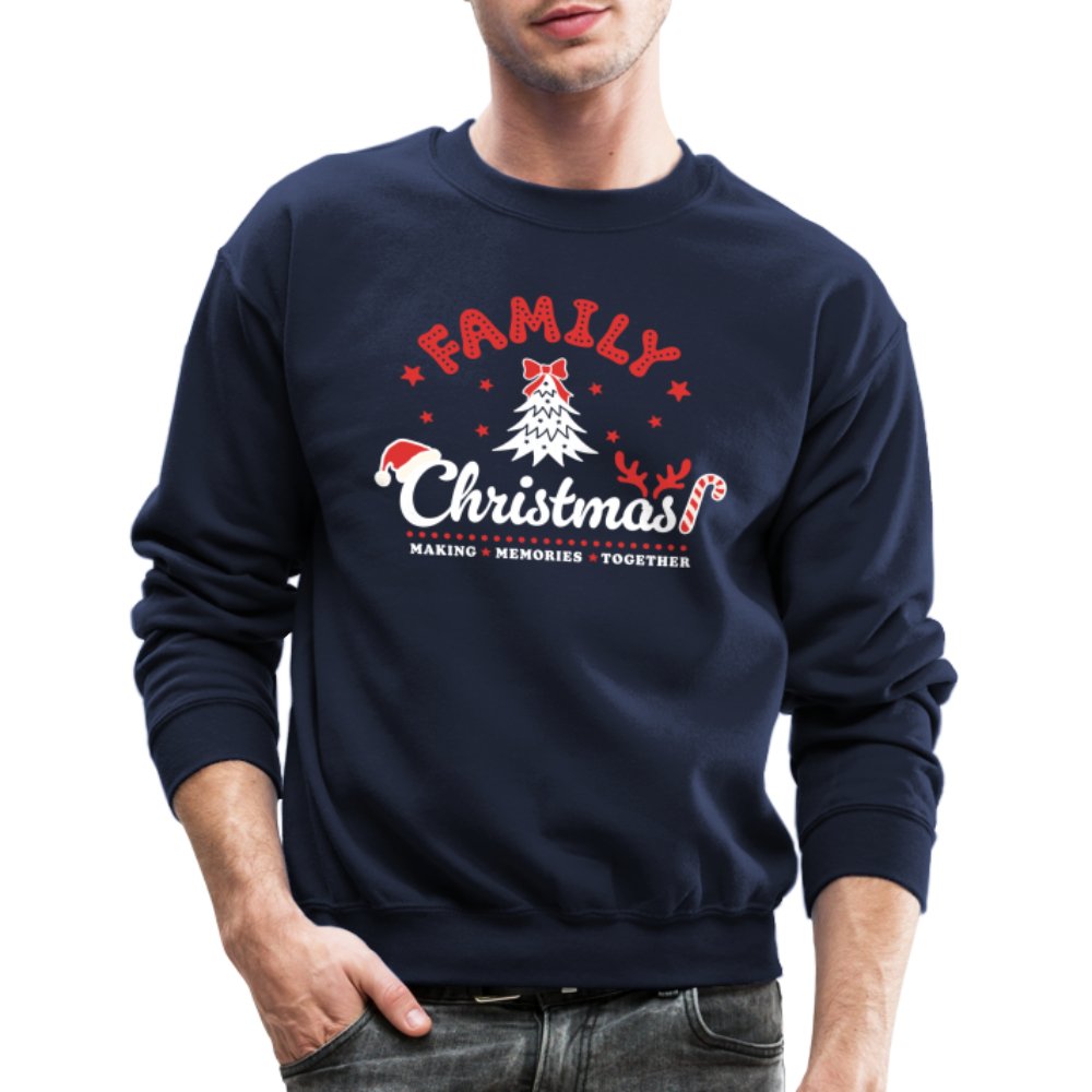 Family Christmas Making Memories Together Sweatshirt - navy