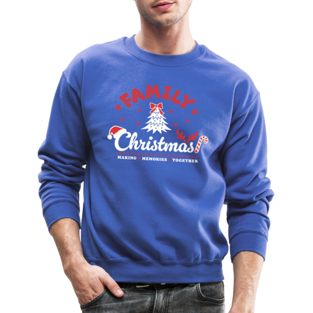 Family Christmas Making Memories Together Sweatshirt - royal blue