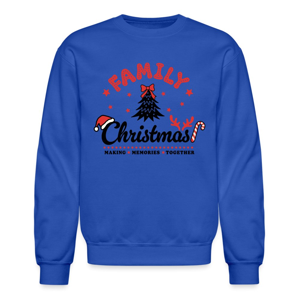 Family Christmas Making Memories Together Sweatshirt - royal blue