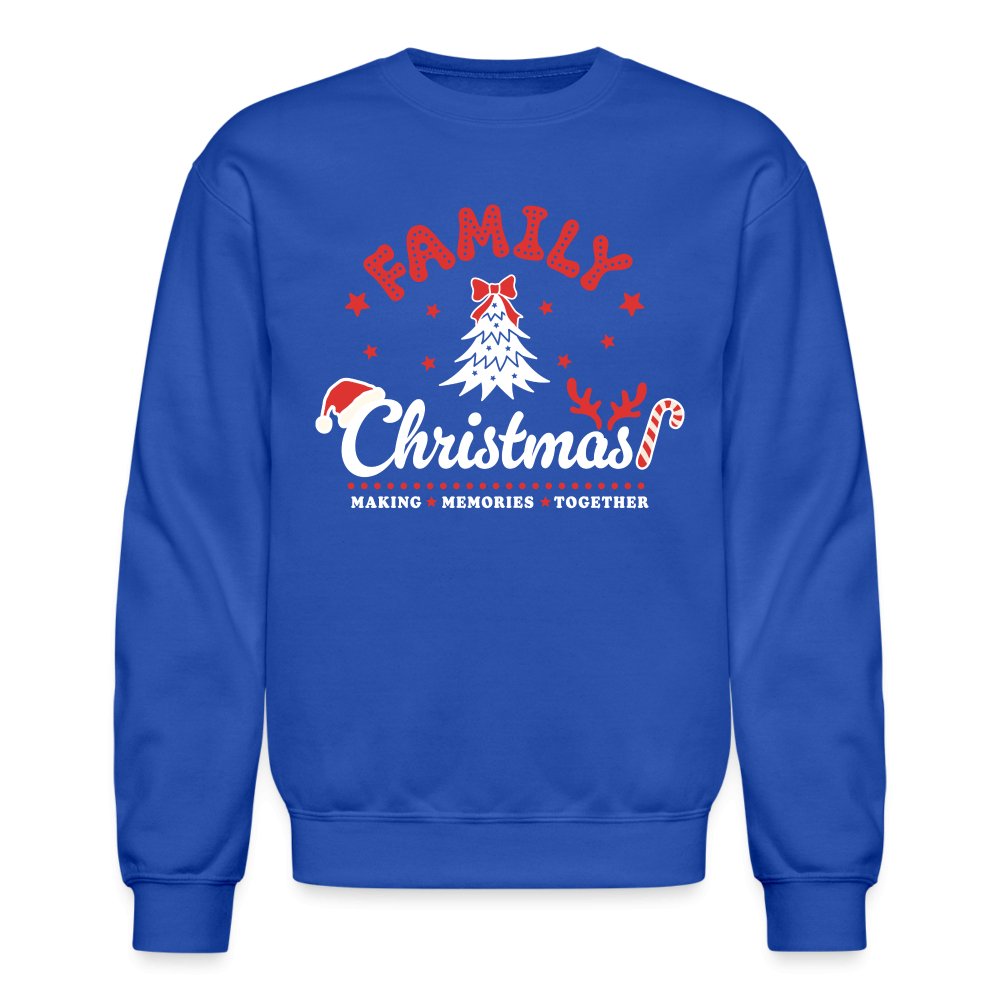 Family Christmas Making Memories Together Sweatshirt - royal blue