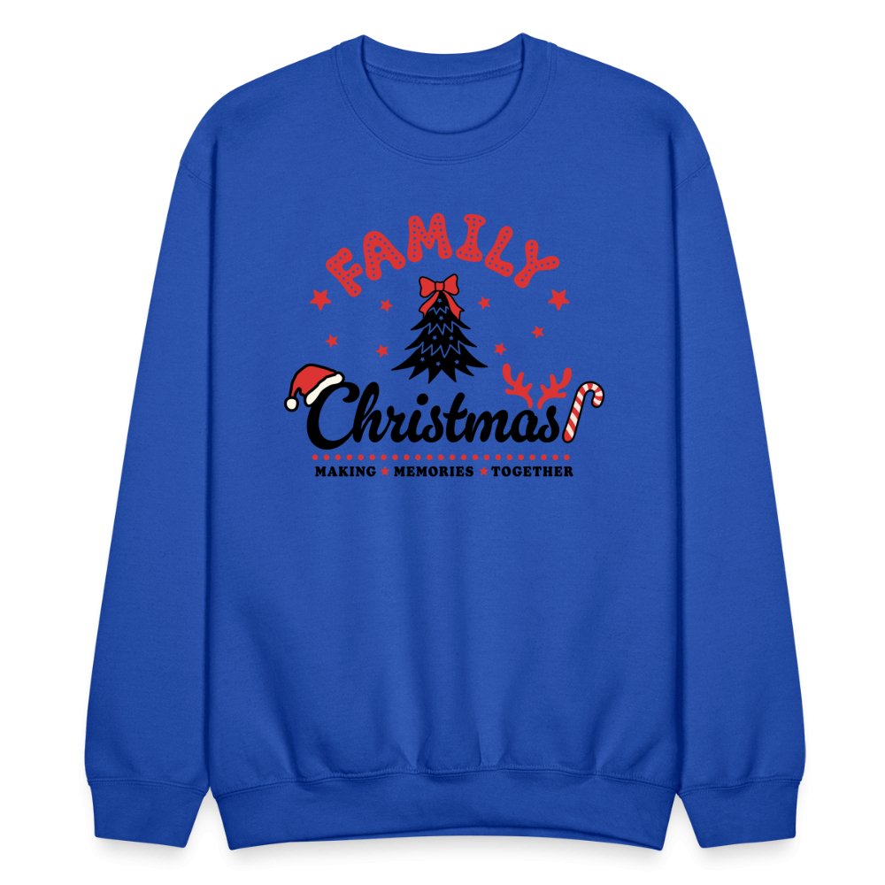 Family Christmas Making Memories Together Sweatshirt - royal blue