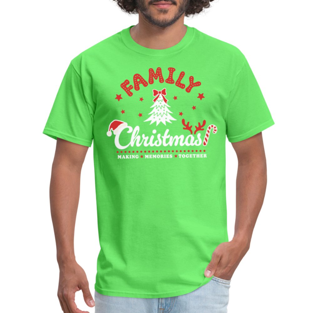 Family Christmas Making Memories Together T-Shirt - kiwi