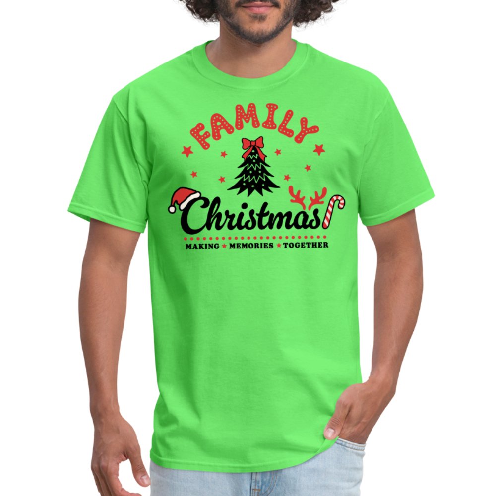 Family Christmas Making Memories Together T-Shirt - kiwi