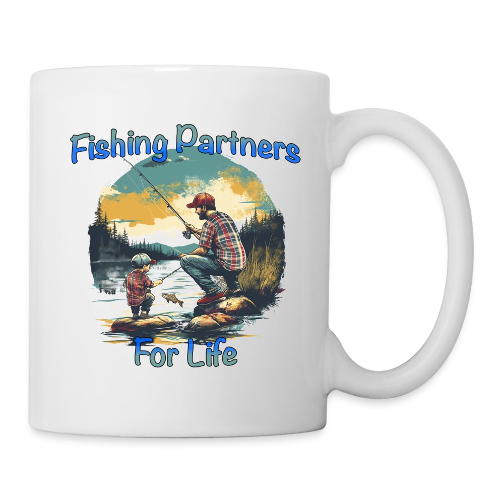 Father and Son Fishing Partners for Life Coffee Mug - option1# - Coffee/Tea Mug | BestSub B101AA