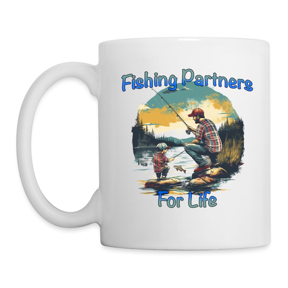 Father and Son Fishing Partners for Life Coffee Mug - option1# - Coffee/Tea Mug | BestSub B101AA