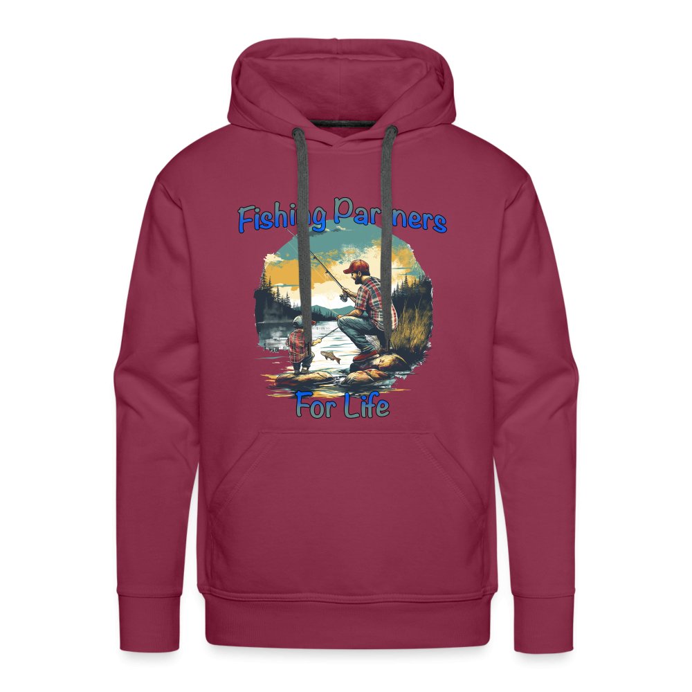 Father and Son Fishing Partners for Life Men’s Premium Hoodie - option1# - Men’s Premium Hoodie | Spreadshirt 20