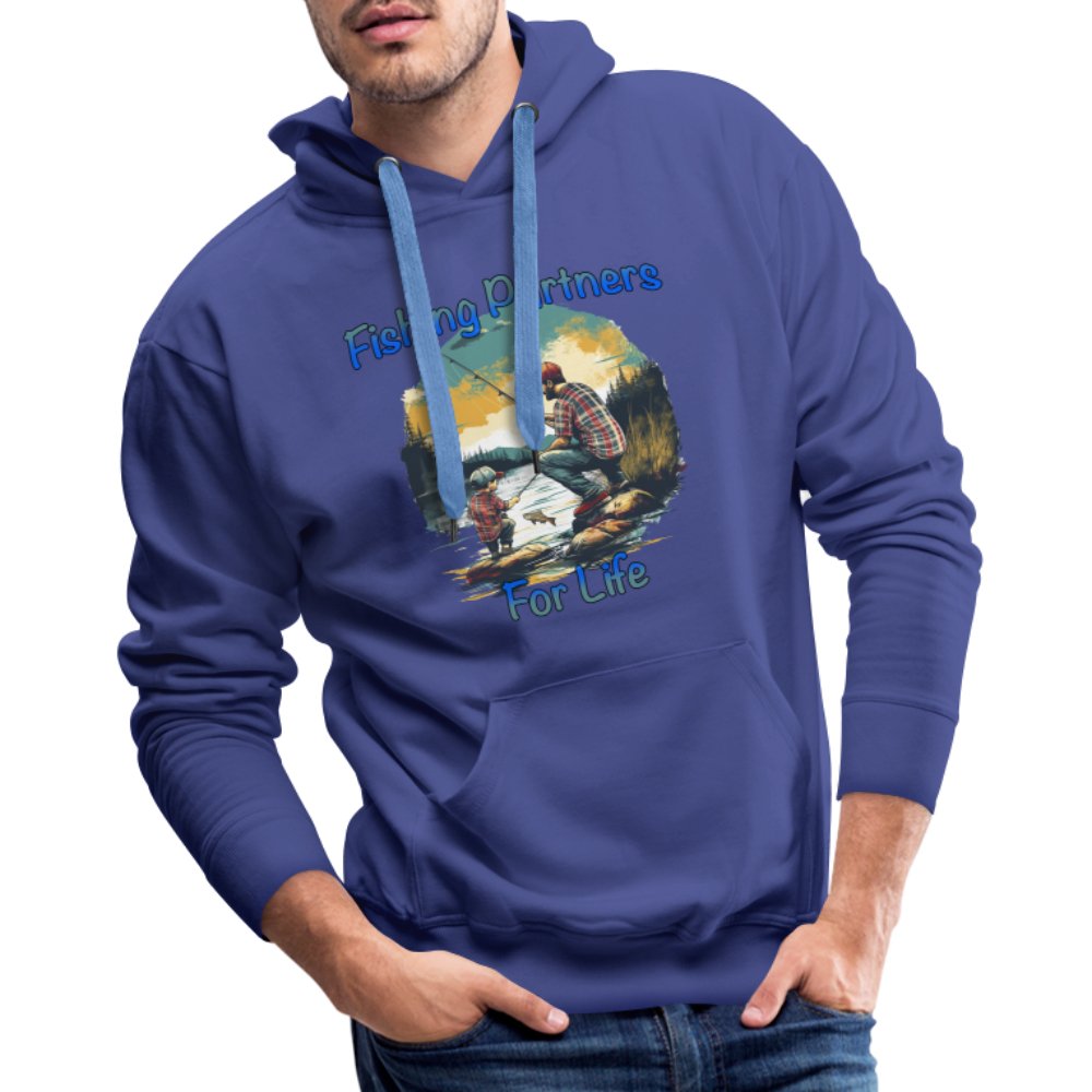 Father and Son Fishing Partners for Life Men’s Premium Hoodie - option1# - Men’s Premium Hoodie | Spreadshirt 20