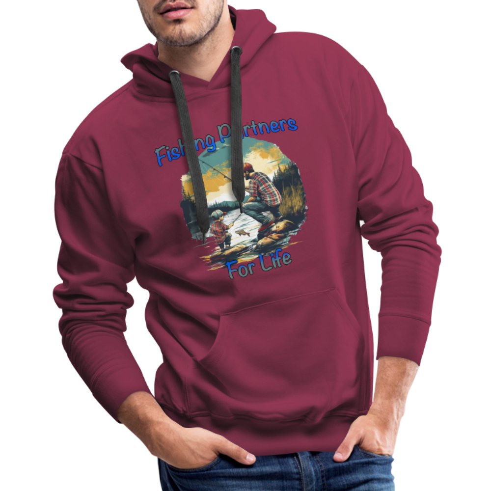 Father and Son Fishing Partners for Life Men’s Premium Hoodie - option1# - Men’s Premium Hoodie | Spreadshirt 20