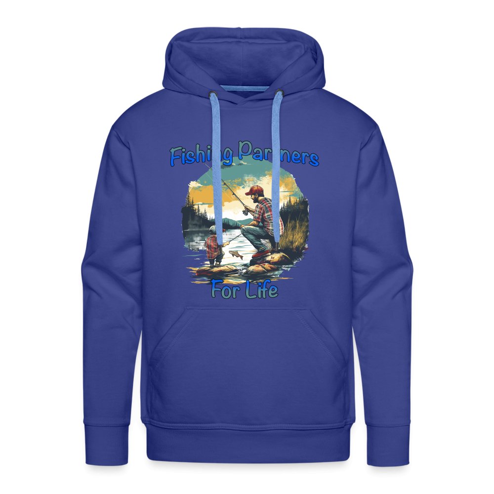 Father and Son Fishing Partners for Life Men’s Premium Hoodie - option1# - Men’s Premium Hoodie | Spreadshirt 20