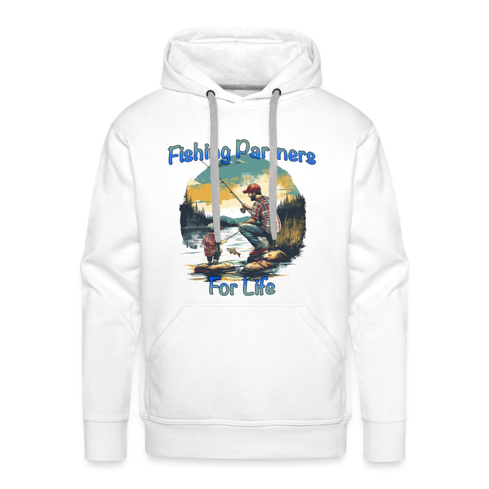 Father and Son Fishing Partners for Life Men’s Premium Hoodie - option1# - Men’s Premium Hoodie | Spreadshirt 20