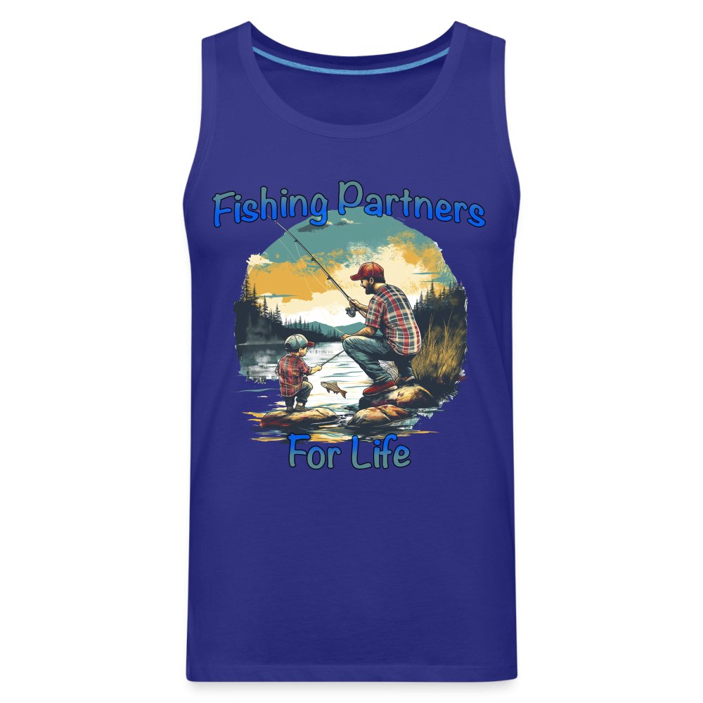 Father and Son Fishing Partners for Life Men’s Premium Tank Top - option1# - Men’s Premium Tank | Spreadshirt 916