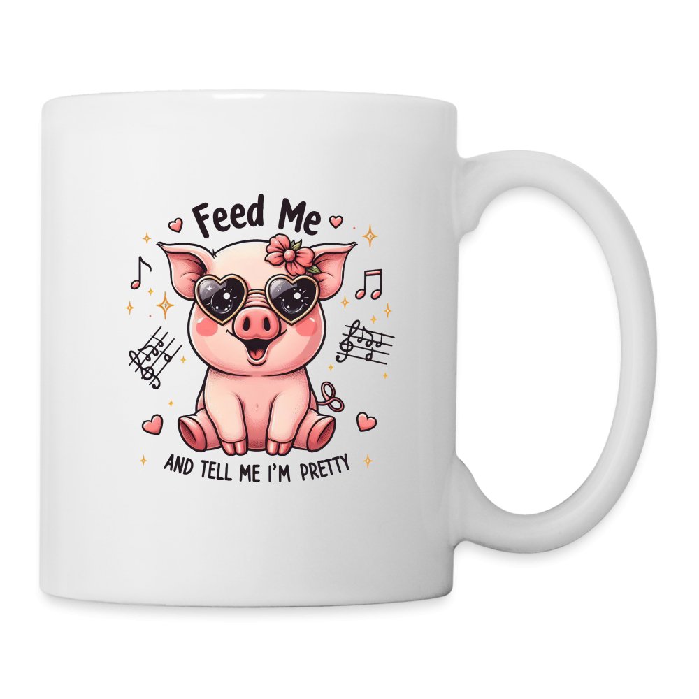 Feed Me and Tell Me I'm Pretty Coffee Mug - option1# - Coffee/Tea Mug | BestSub B101AA