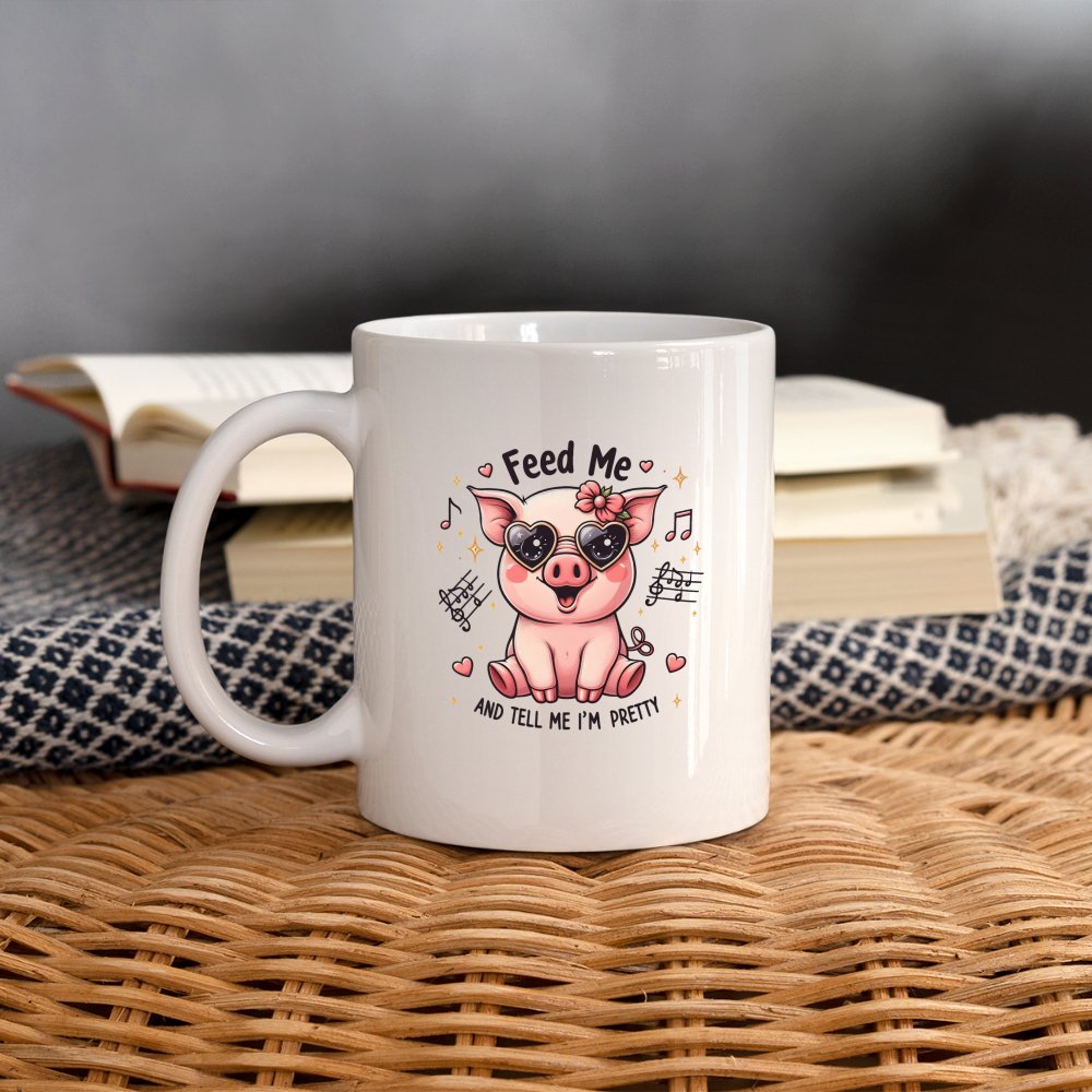 Feed Me and Tell Me I'm Pretty Coffee Mug - option1# - Coffee/Tea Mug | BestSub B101AA