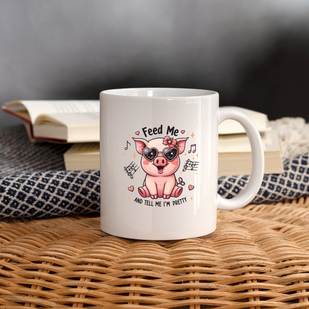 Feed Me and Tell Me I'm Pretty Coffee Mug - option1# - Coffee/Tea Mug | BestSub B101AA