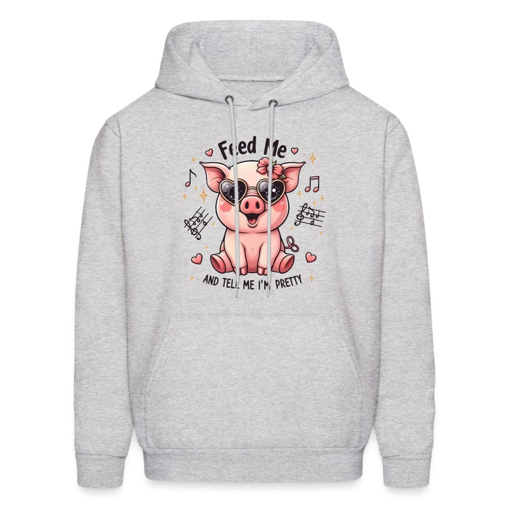 Feed Me and Tell Me I'm Pretty Hoodie - option1# - Men's Hoodie | Hanes P170