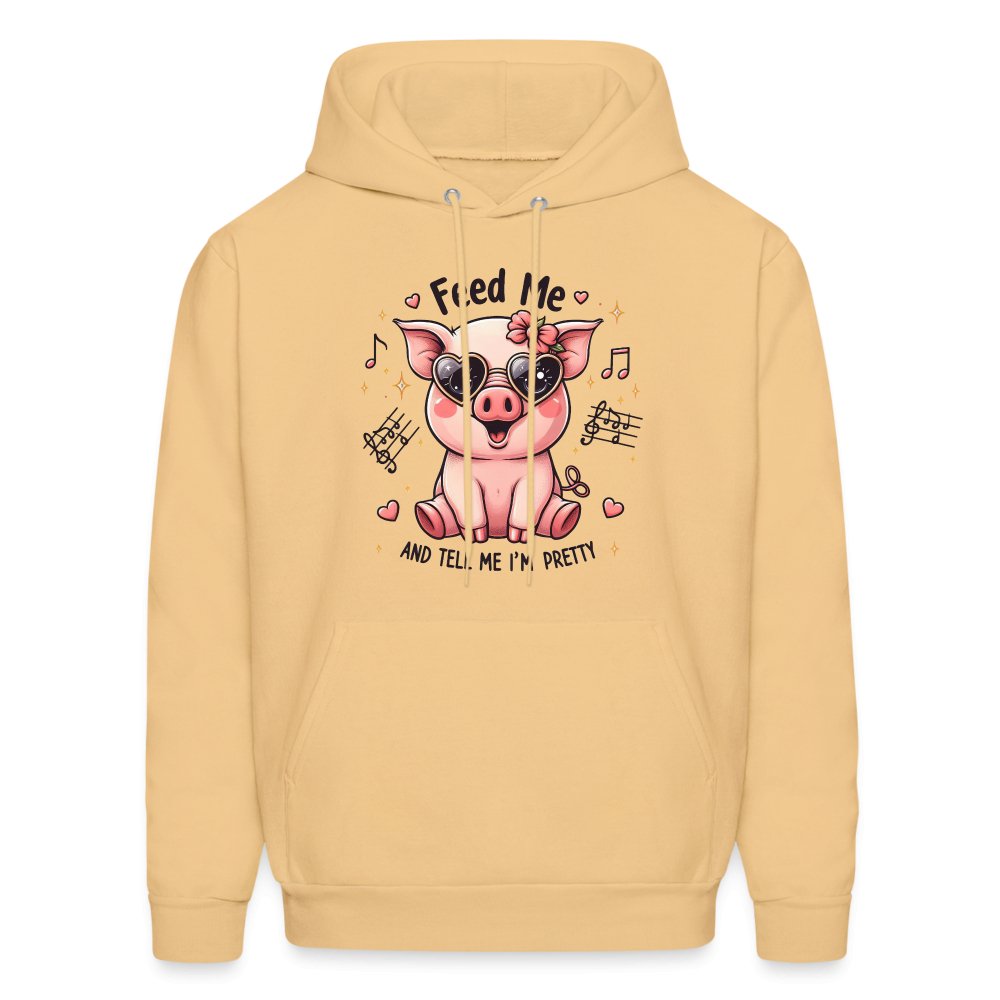 Feed Me and Tell Me I'm Pretty Hoodie - option1# - Men's Hoodie | Hanes P170