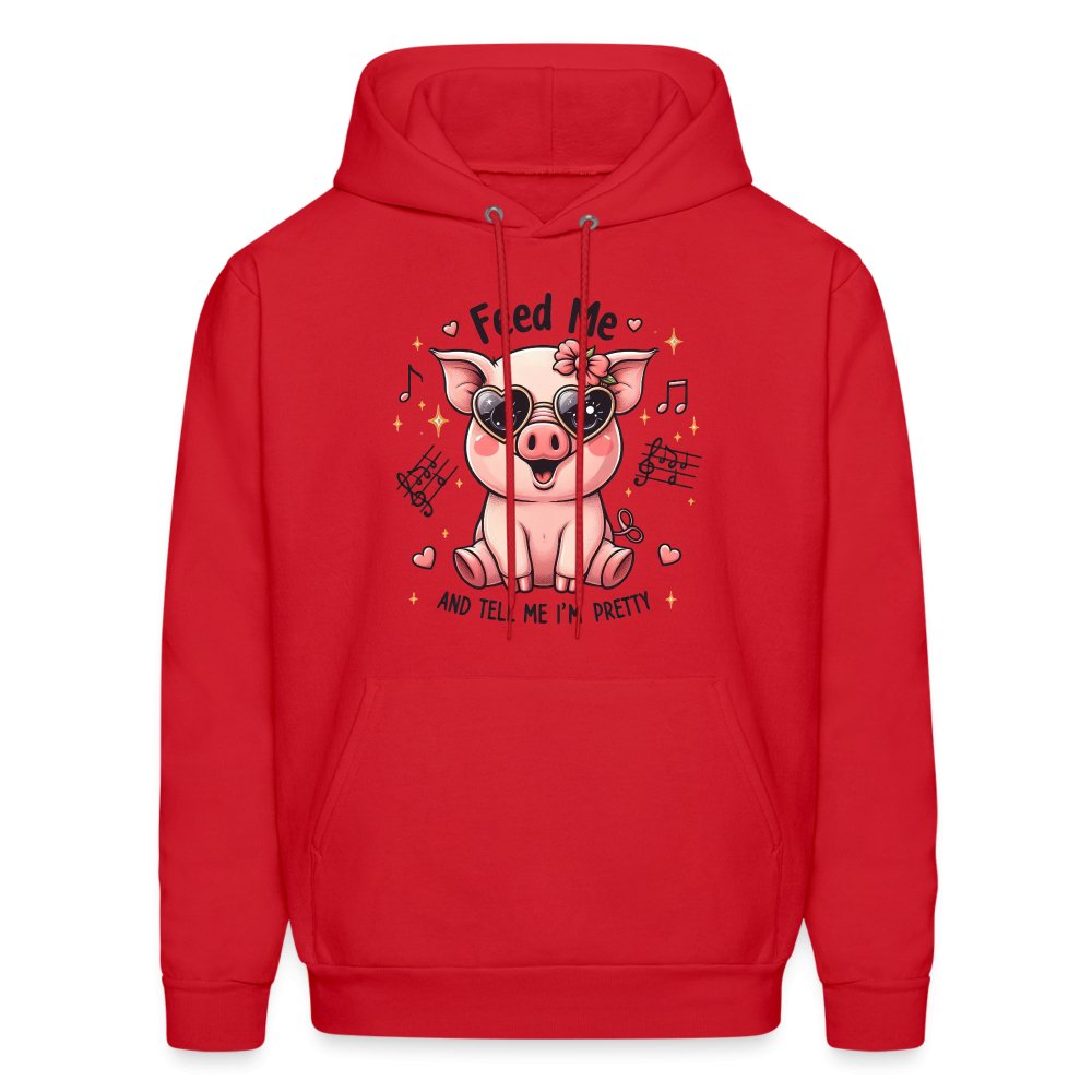 Feed Me and Tell Me I'm Pretty Hoodie - option1# - Men's Hoodie | Hanes P170