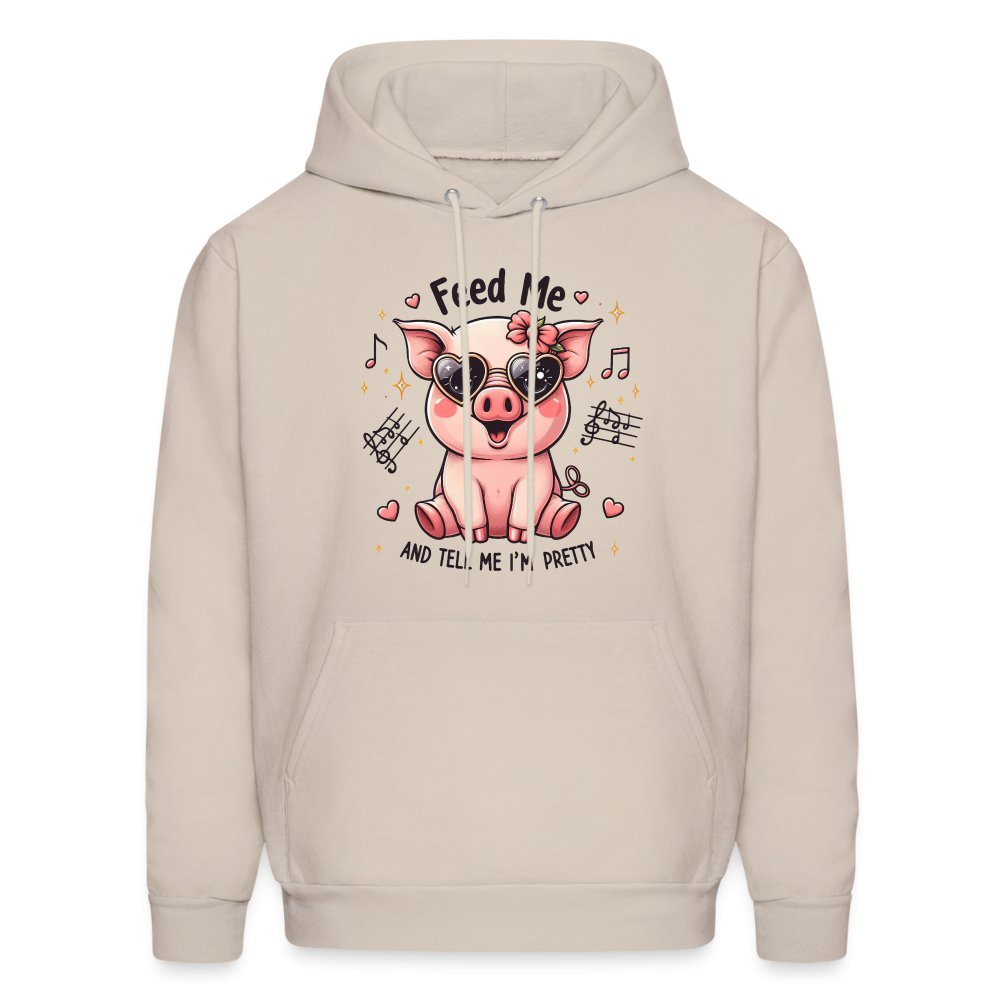 Feed Me and Tell Me I'm Pretty Hoodie - option1# - Men's Hoodie | Hanes P170