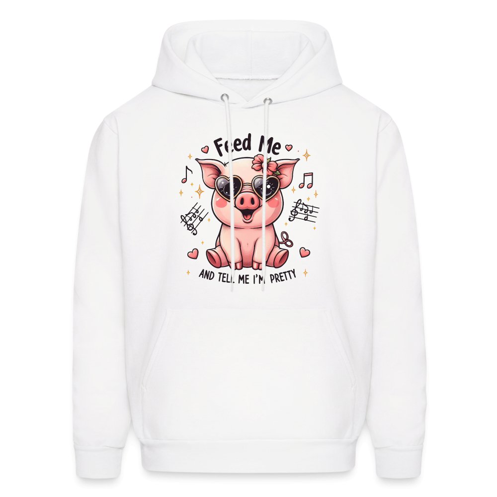 Feed Me and Tell Me I'm Pretty Hoodie - option1# - Men's Hoodie | Hanes P170