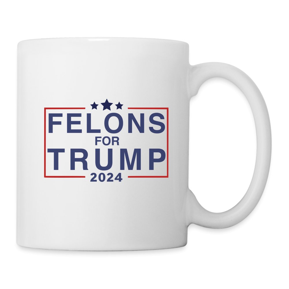 Felons for Trump 2024 Coffee Mug - One Size