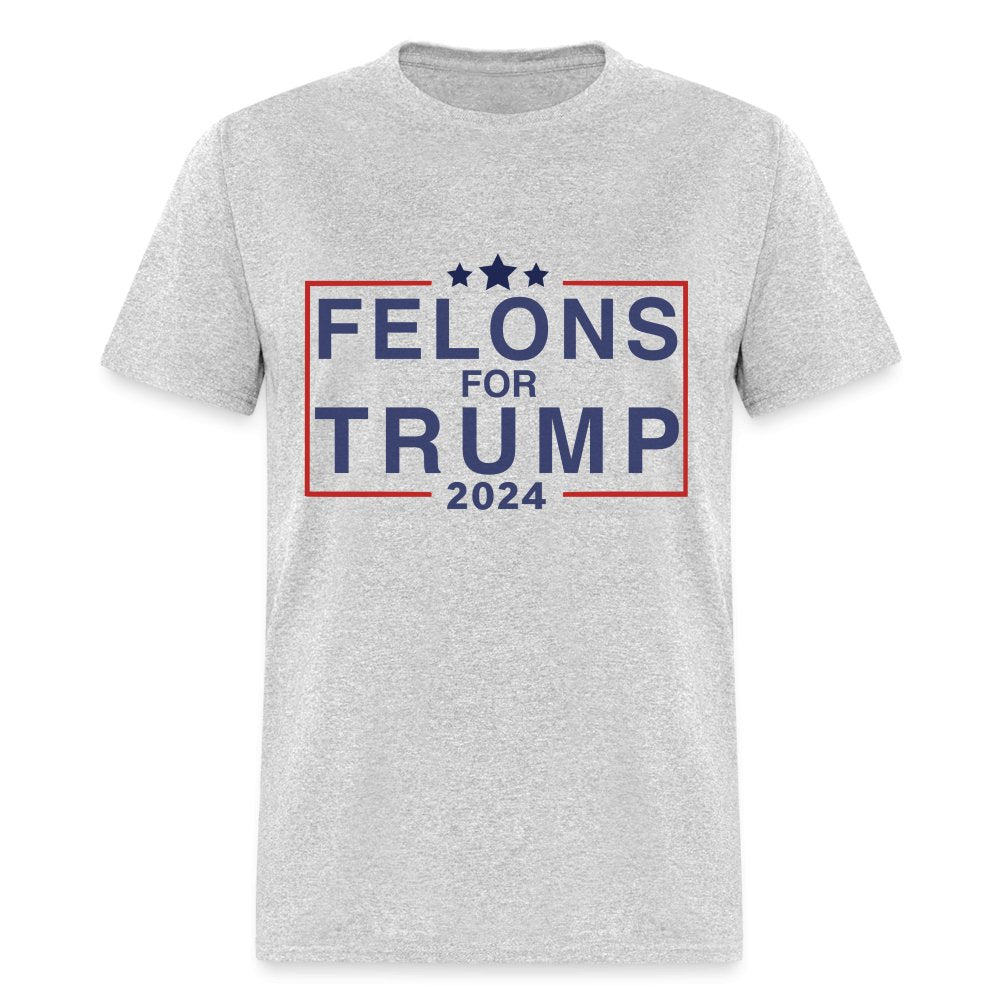 Felons for Trump 2024 T-Shirt - option1# - Unisex Classic T-Shirt | Fruit of the Loom 3930