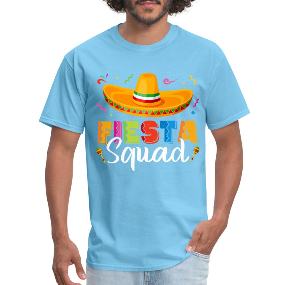 Fiesta Squad T-Shirt (Cinco De Mayo) - aquatic blue