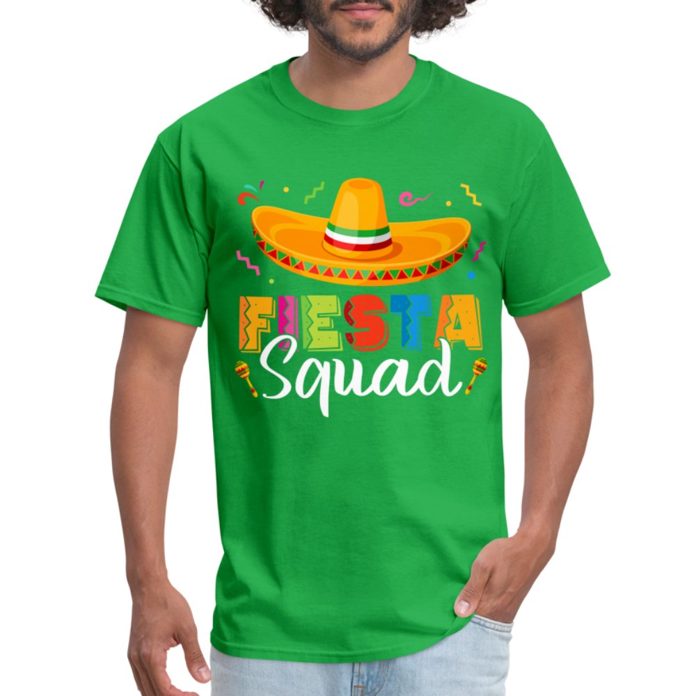 Fiesta Squad T-Shirt (Cinco De Mayo) - bright green