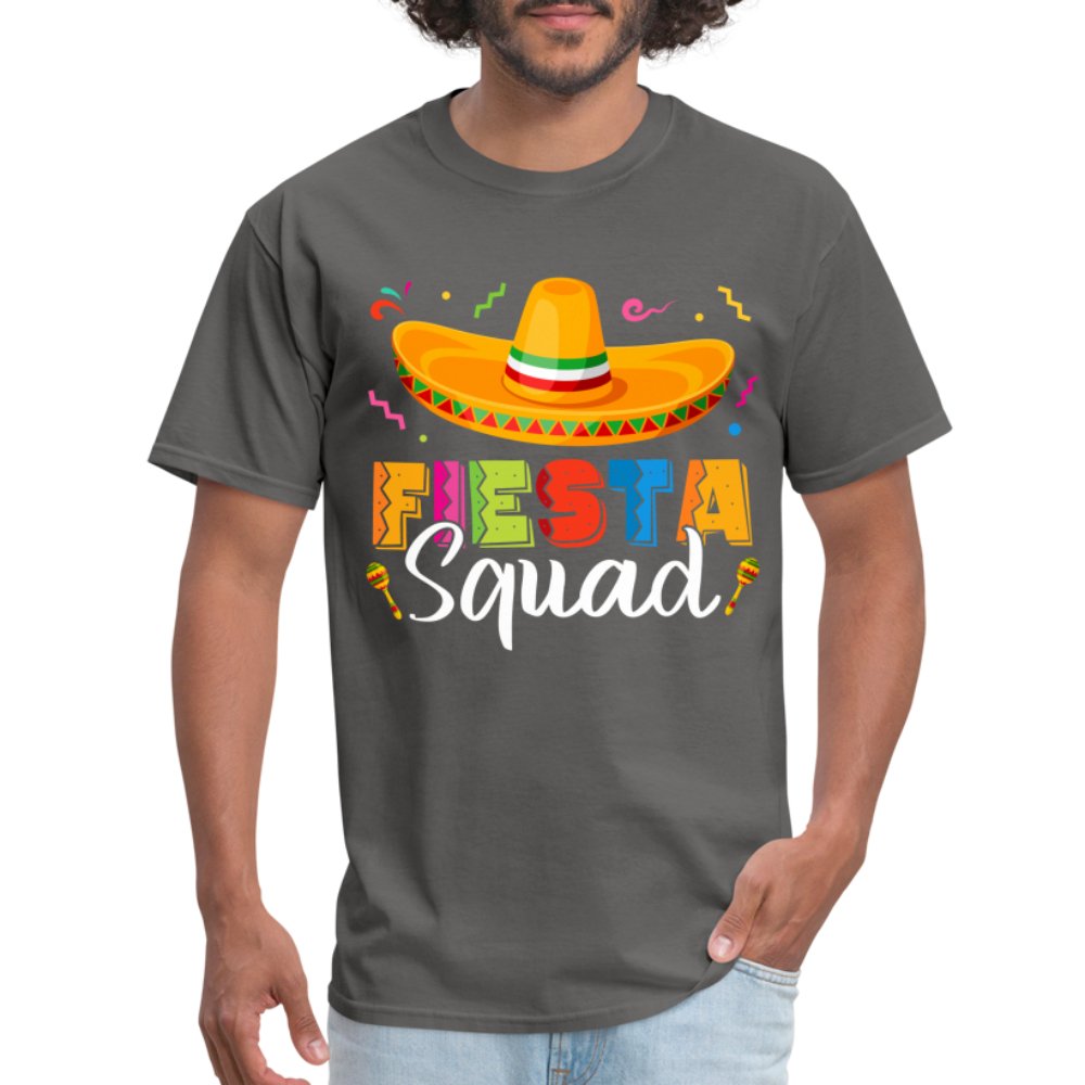 Fiesta Squad T-Shirt (Cinco De Mayo) - charcoal