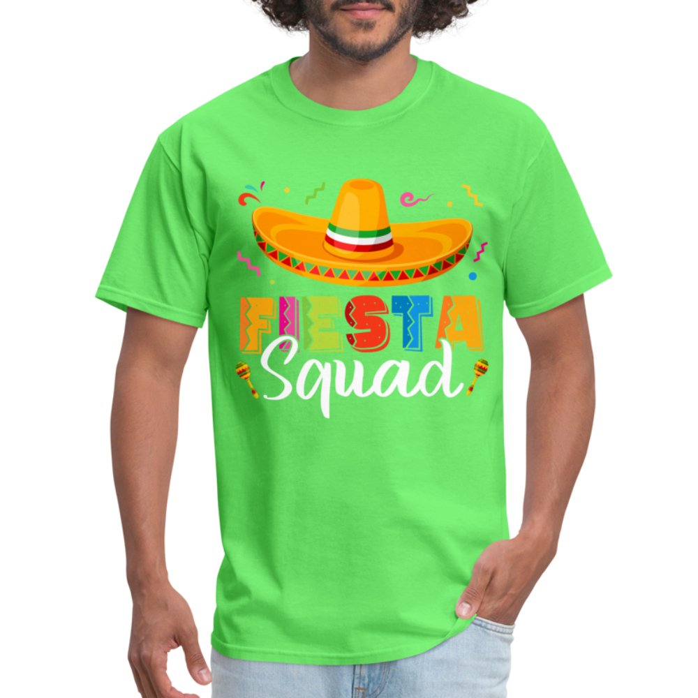 Fiesta Squad T-Shirt (Cinco De Mayo) - kiwi