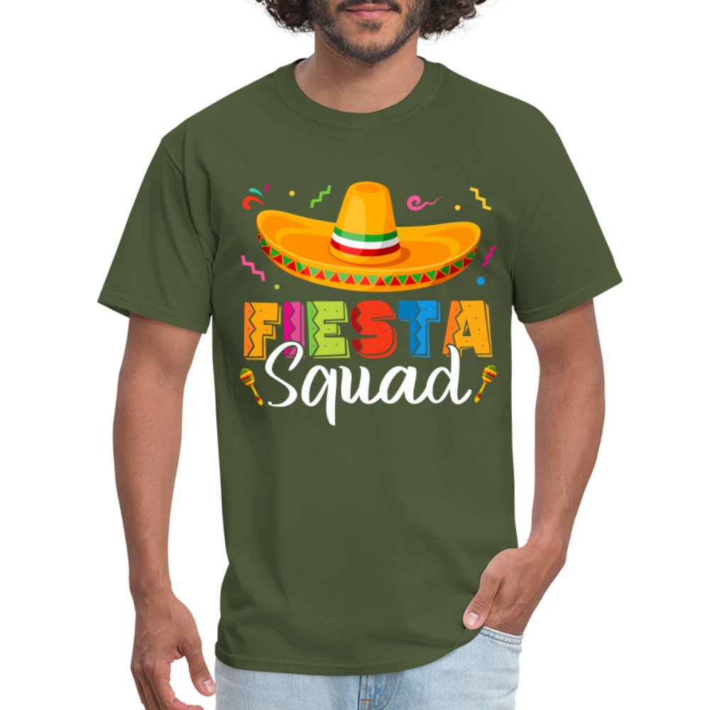 Fiesta Squad T-Shirt (Cinco De Mayo) - military green