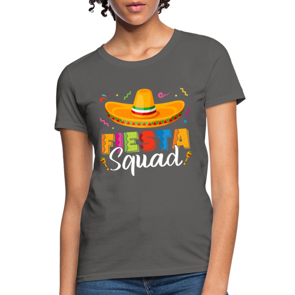 Fiesta Squad Women's T-Shirt (Cinco De Mayo) - charcoal