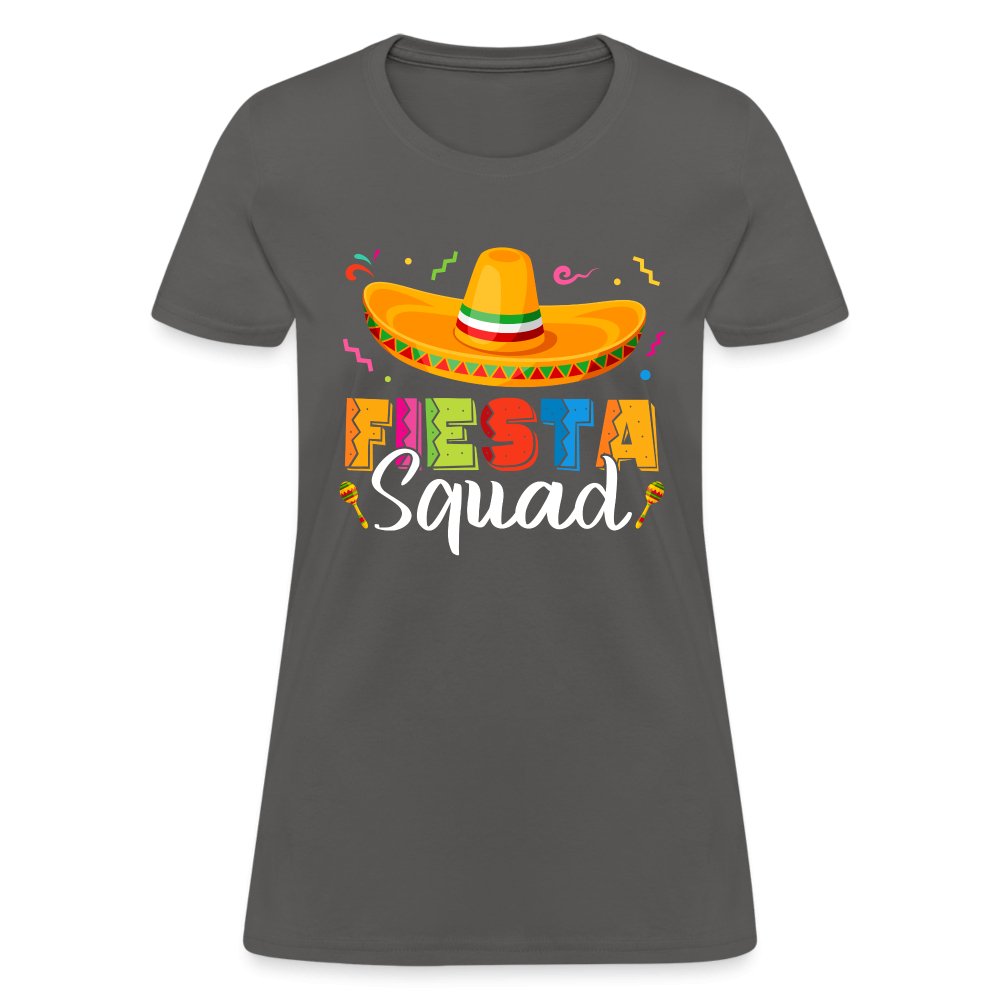 Fiesta Squad Women's T-Shirt (Cinco De Mayo) - charcoal